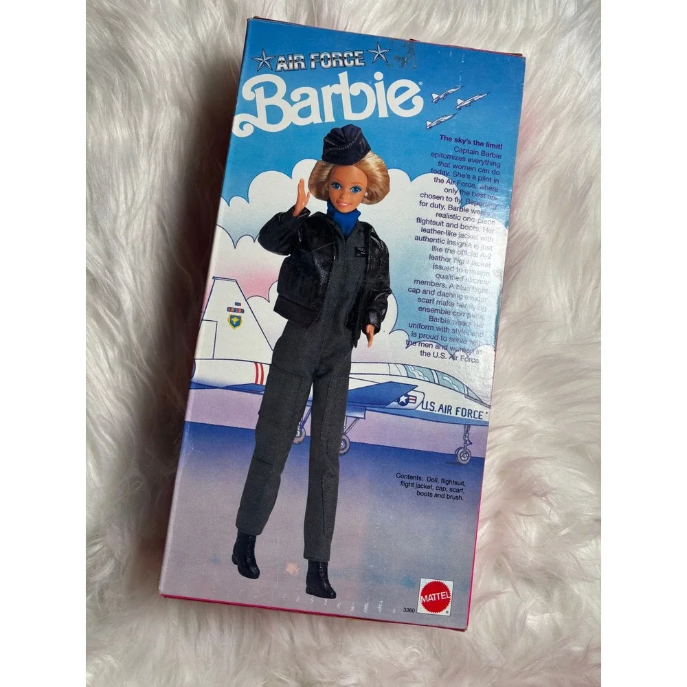 Mattel Air Force Barbie‎ Doll Stars n Stripes Limited Edition 1990 Olive Green
